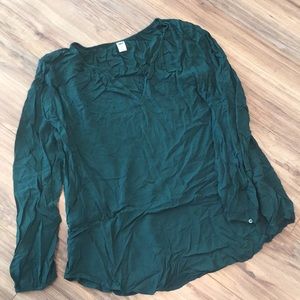 Green blouse